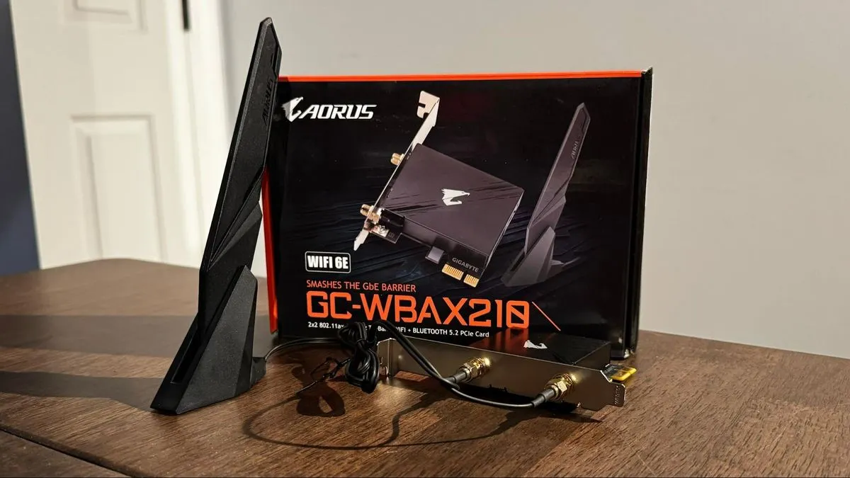 Gigabyte GC-WBAX210 Wi-Fi 6E PCIe Adapter