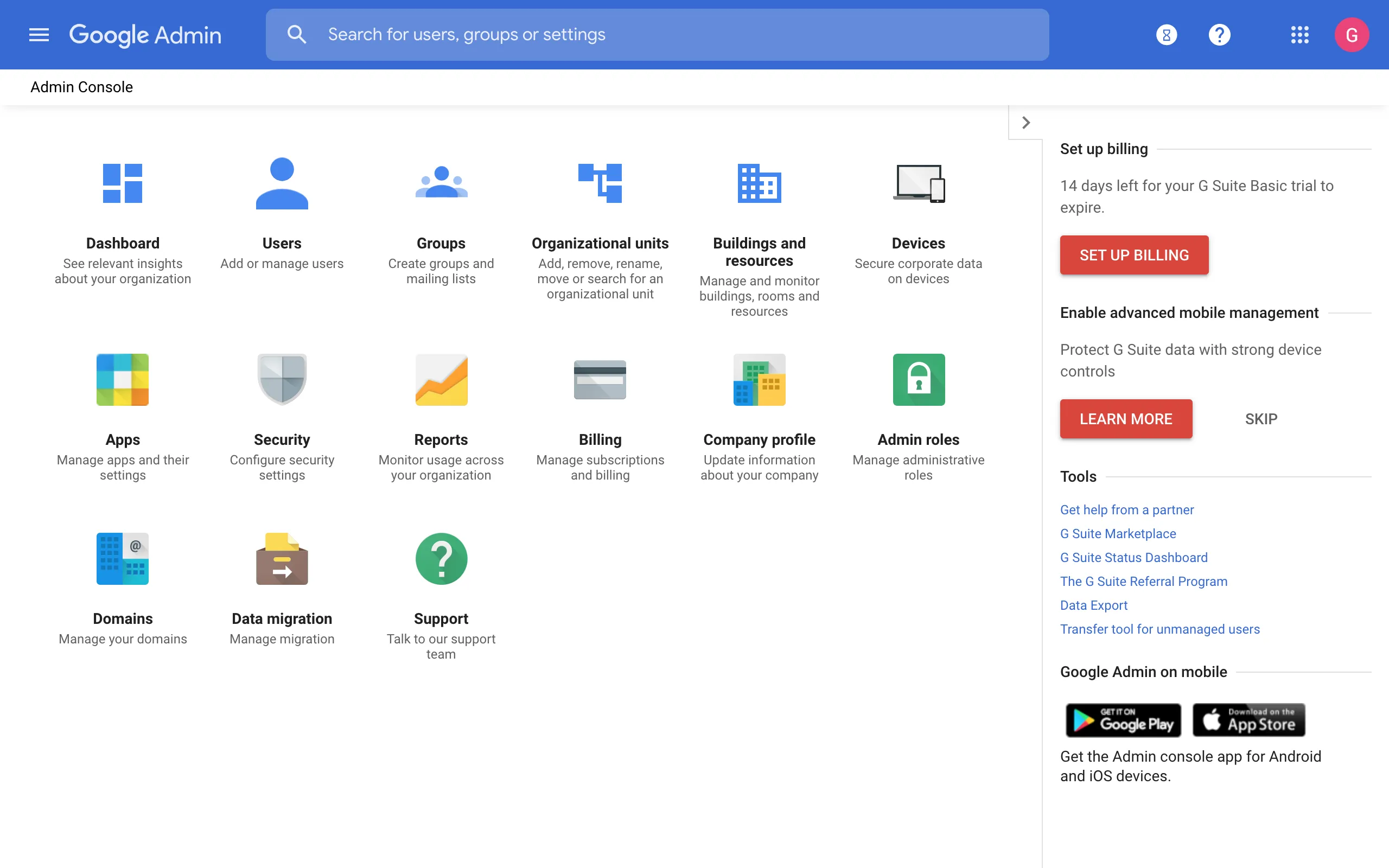 Google Admin Console Login