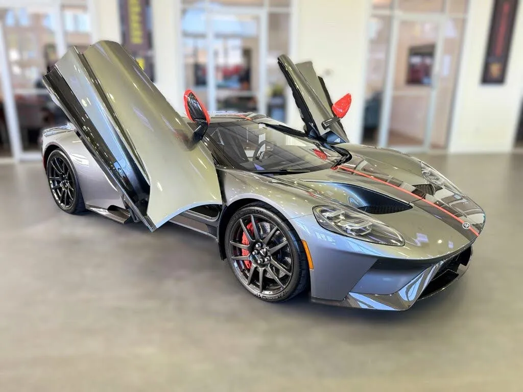 Gray 2019 Ford GT RWD with intricate wheel design, a collector's item
