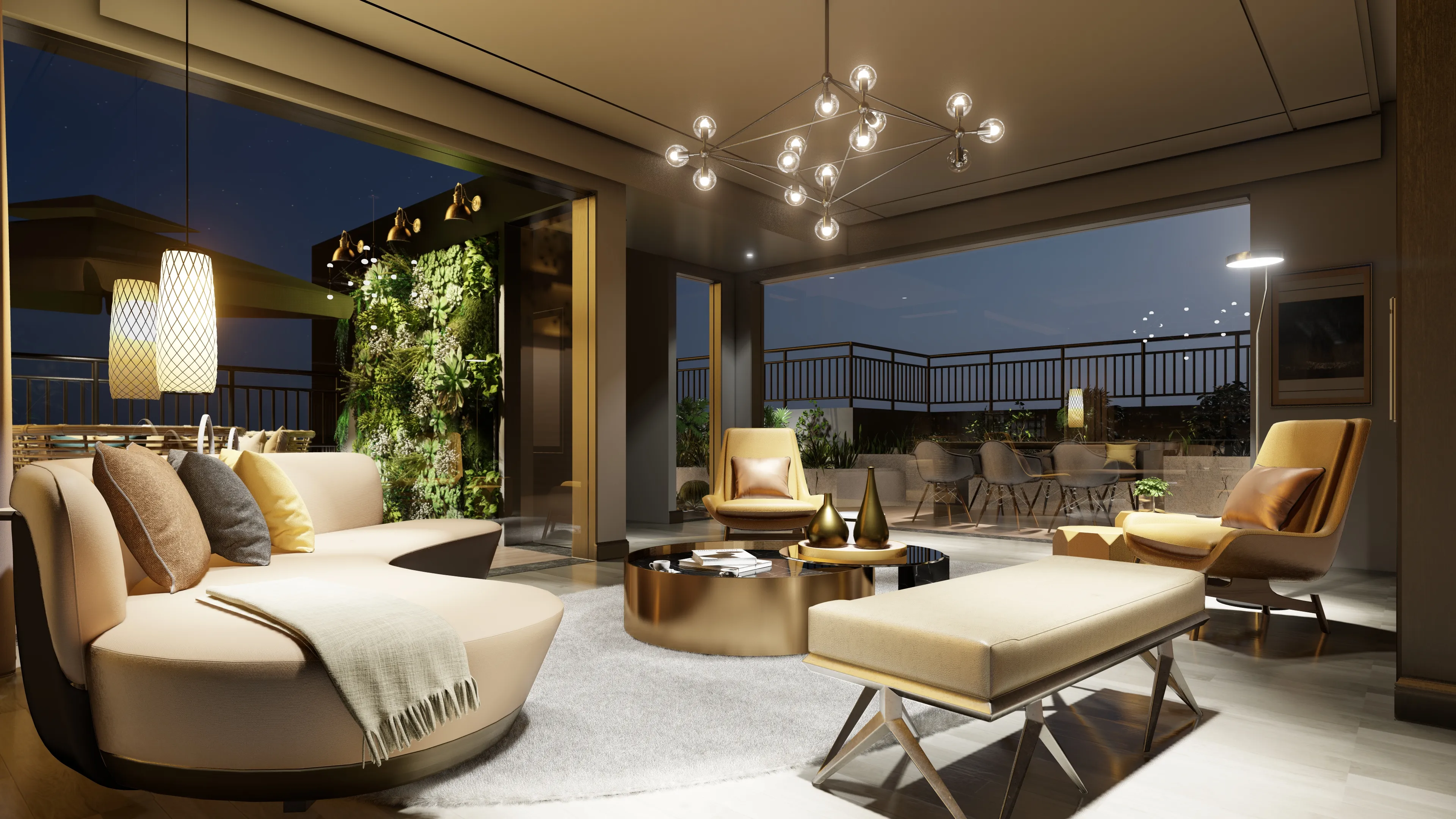 Highly detailed interior visualization rendered in Lumion, demonstrating graphics card memory needs