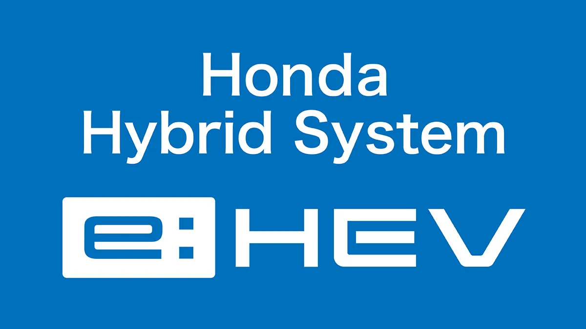 Honda's two-motor e:HEV hybrid system diagram highlighting engine, motors, and battery layout