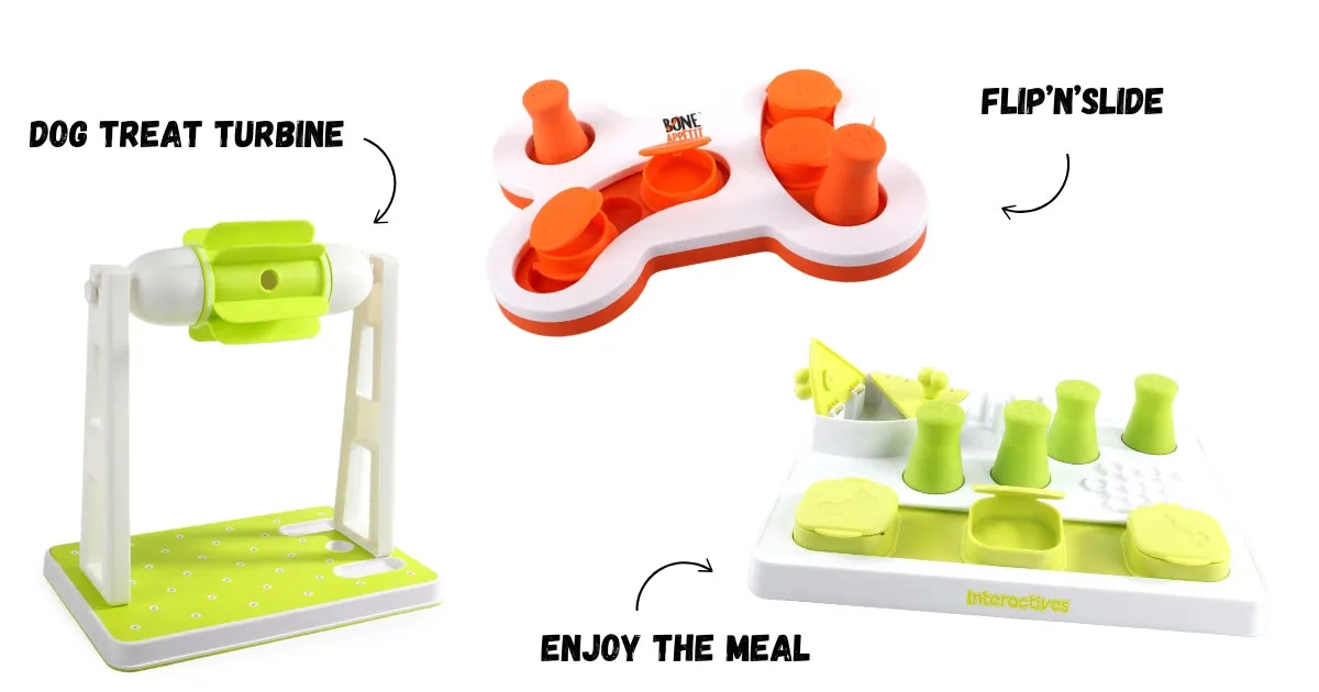 Interactive puzzle toys for dogs