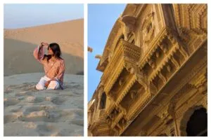 Jaisalmer desert camping experience during a solo travel itinerary in Rajasthan, India