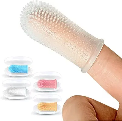 Jasper 360-degree Finger Toothbrush, a soft silicone option for cat dental cleaning