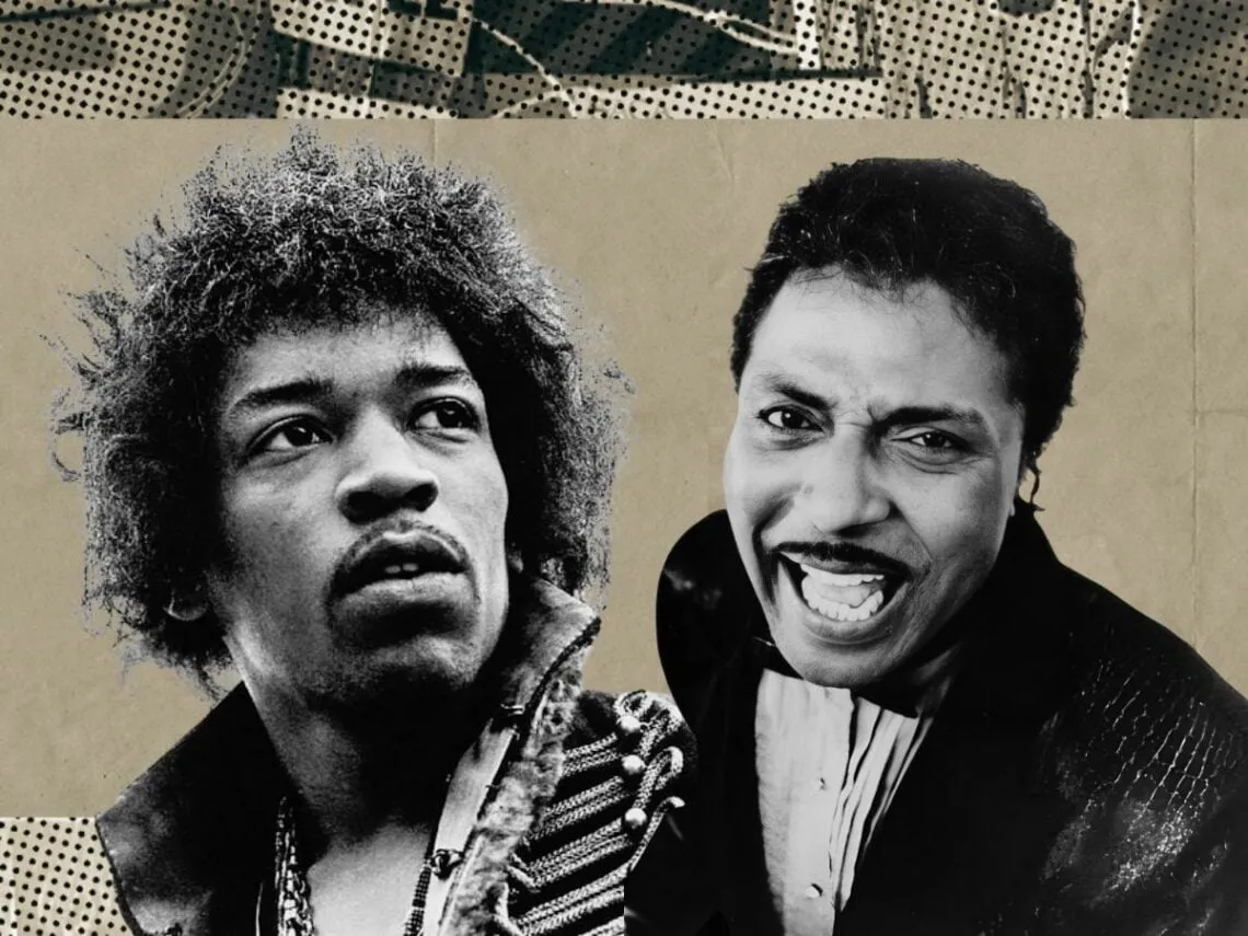 Jimi Hendrix and Little Richard