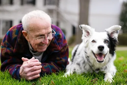 John and Chaser, pictured above