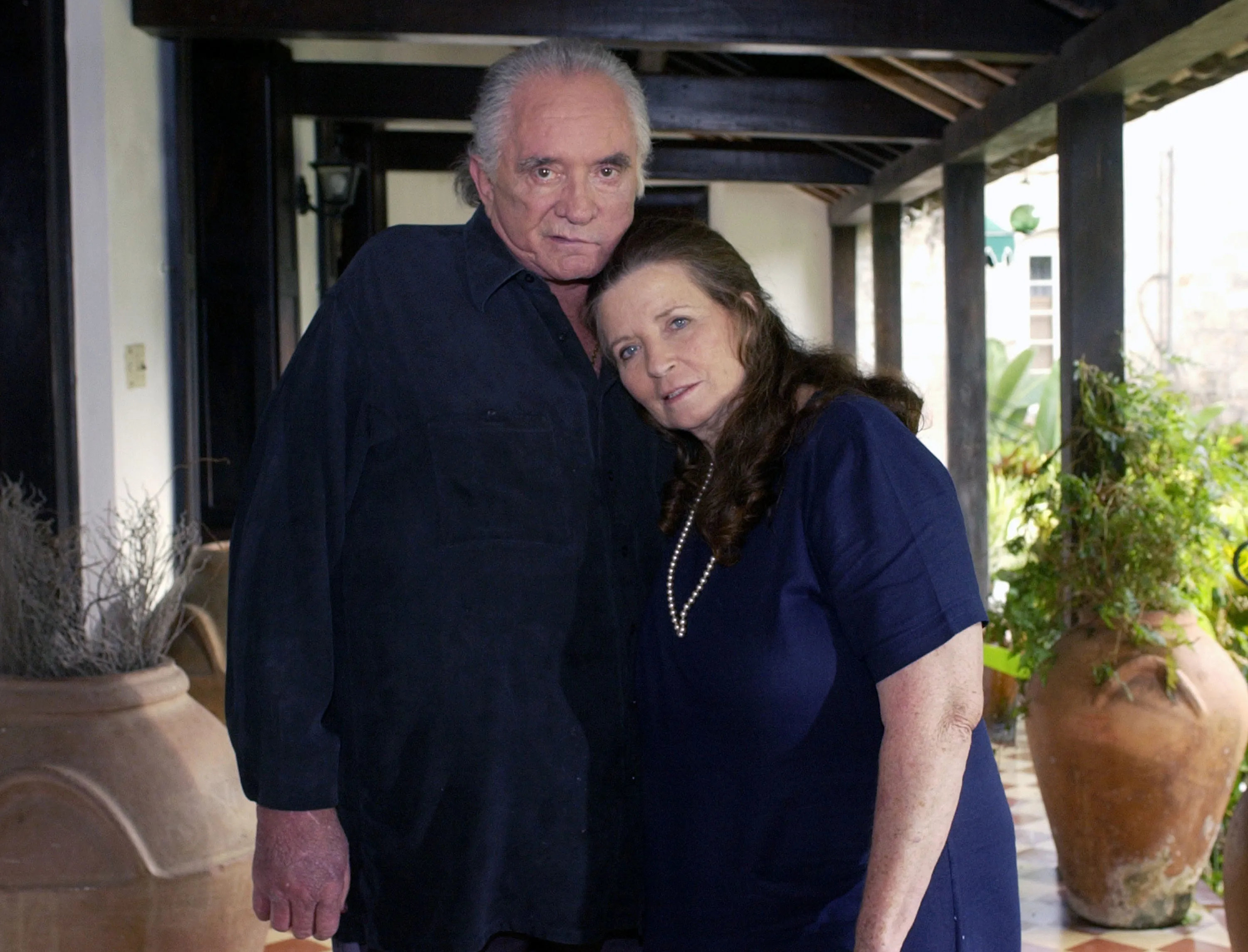 Johnny Cash and June Carter Cash, an iconic Oldies music couple, in their later years, reflecting their lifelong bond and shared legacy