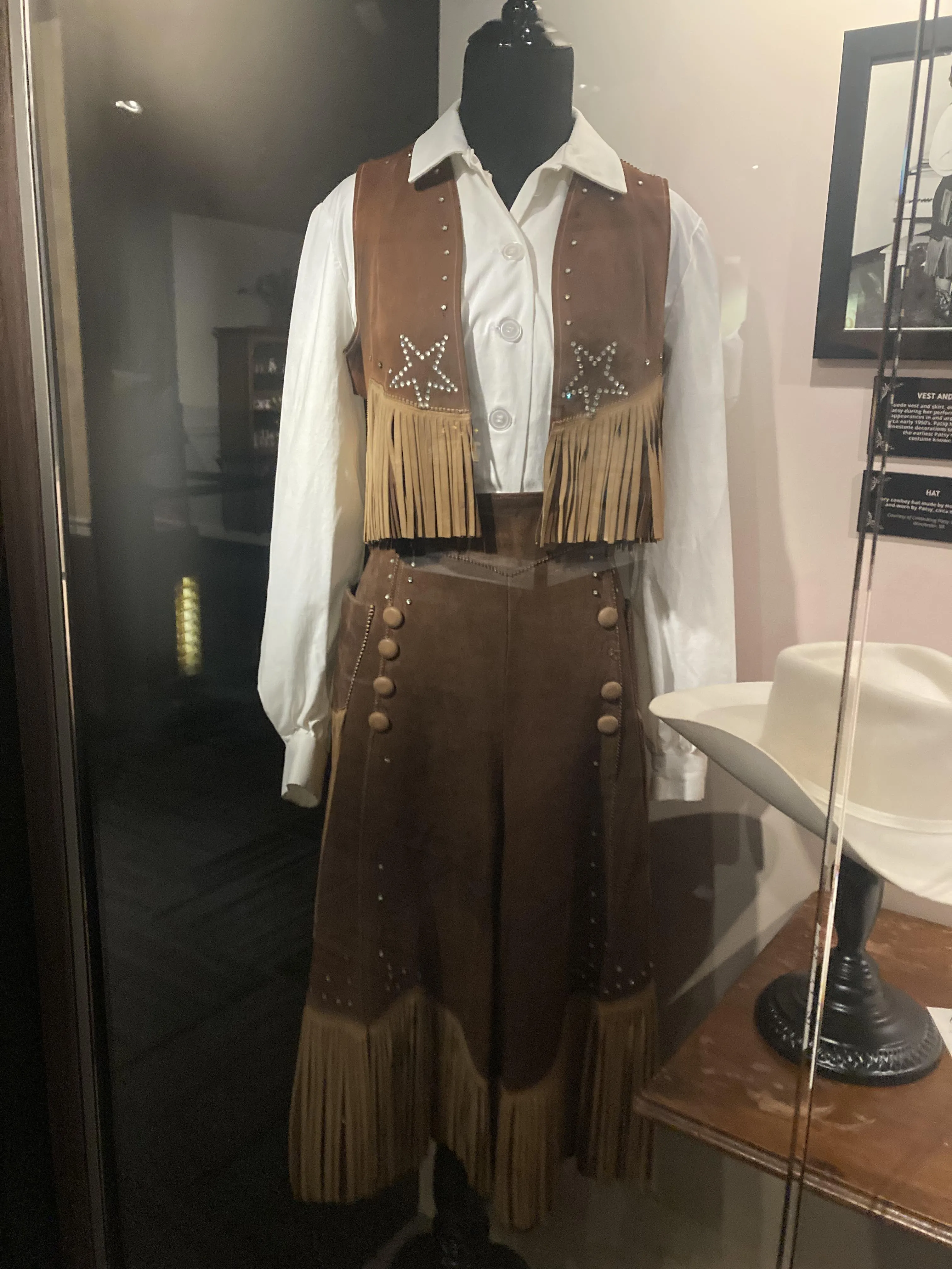Johnny Cash's prison uniform on display at the Johnny Cash Museum