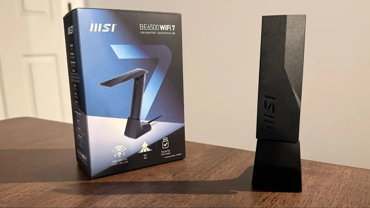 MSI BE6500 Wi-Fi 7 USB Adapter