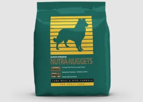 Nutra Nuggets dog food ingredients breakdown