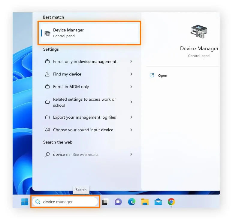 Open Device Manager to find your graphics card.
