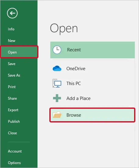 Open File Dialog