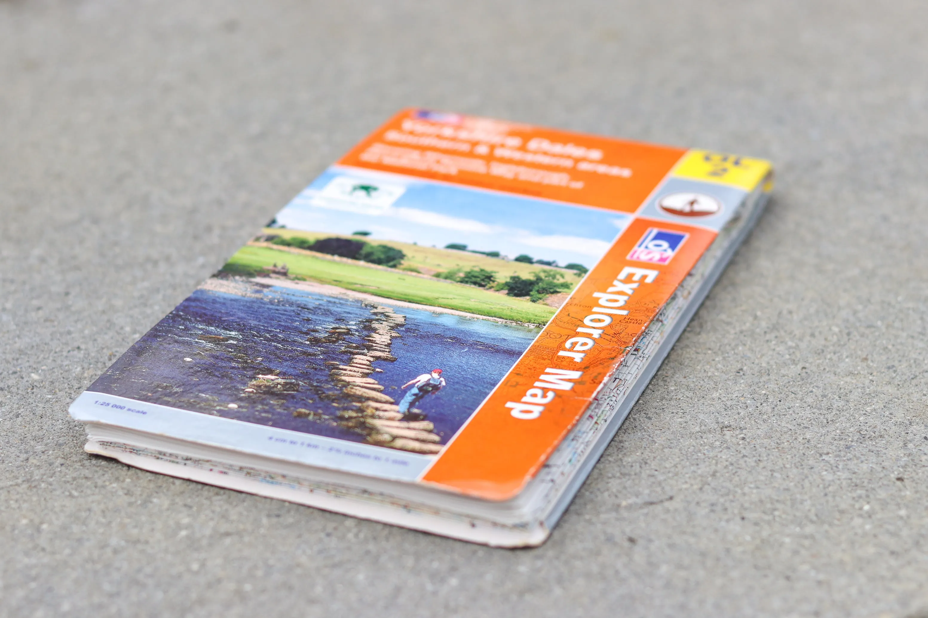 OS Explorer map for walking