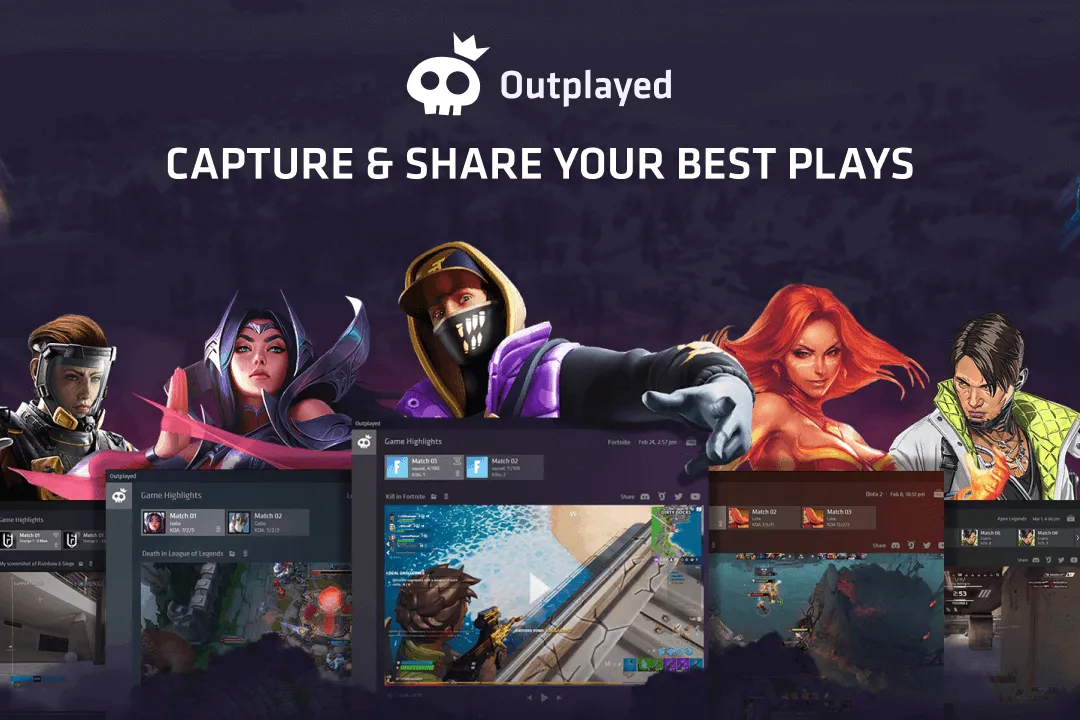 Outplayed game capture and highlight sharing thumbnail