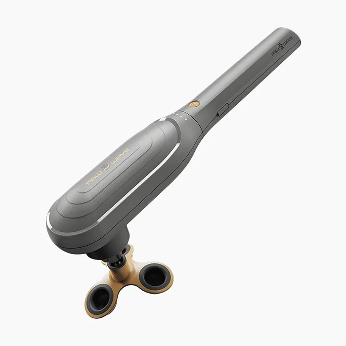 PAW WAVE PERK Percussion Pet Massager, a relaxing self-care gift for dogs from their loving dads