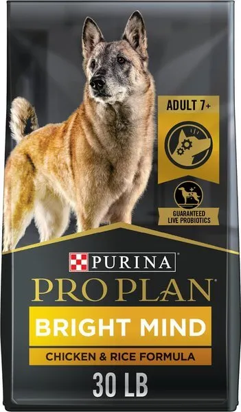Purina Pro Plan Bright Mind dry dog food for senior cognitive health