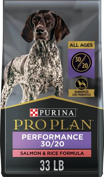 Purina Pro Plan Sport formula packaging, designed for active dogs.