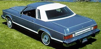 Rear view of the 1978 Ford Granada, with updated cosmetic details