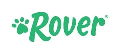Rover.com logo, representing reliable online pet sitting and dog boarding services.