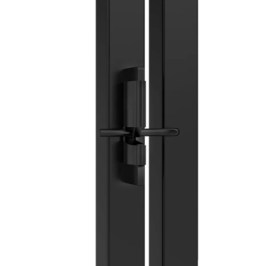 Secure gravity latch for dog playpen gate