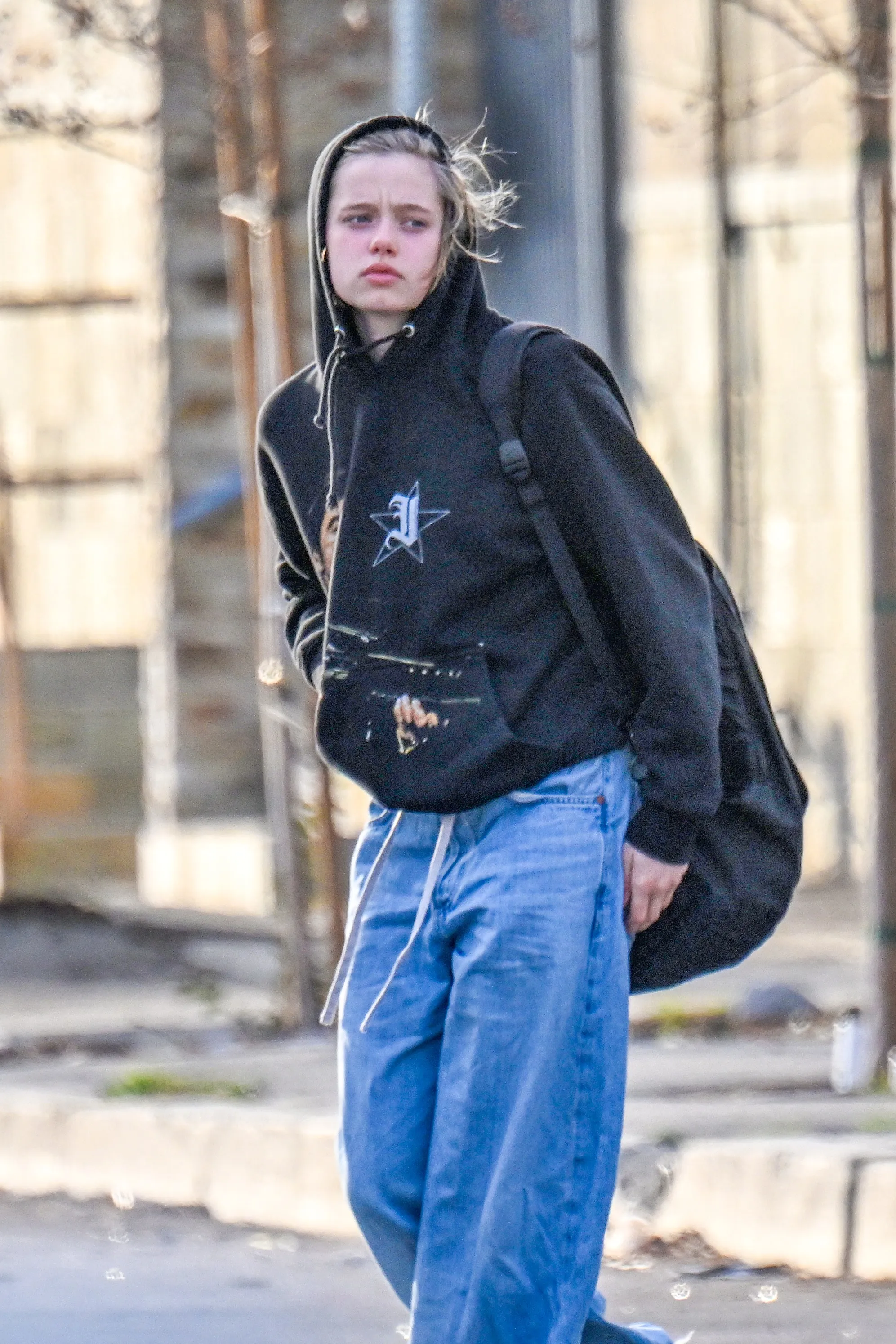 Shiloh Jolie is seen heading to a dance class in Studio City, California.