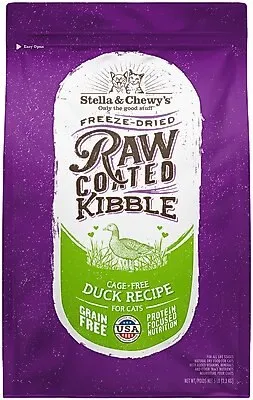 Stella &amp; Chewy’s Raw Coated Kibble Cage-Free Duck Recipe