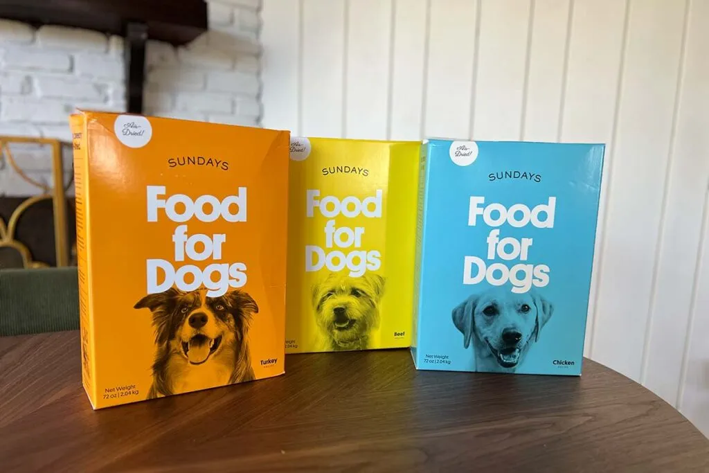 Sundays For Dogs air-dried food pieces in a pile, showcasing their human-grade ingredients.