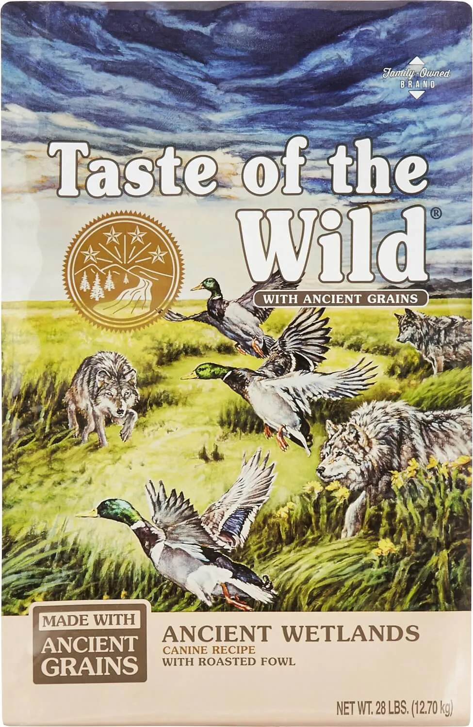 Taste of the Wild Ancient Grains Dog Food Example