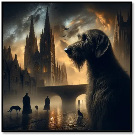 The Arkham kennel logo