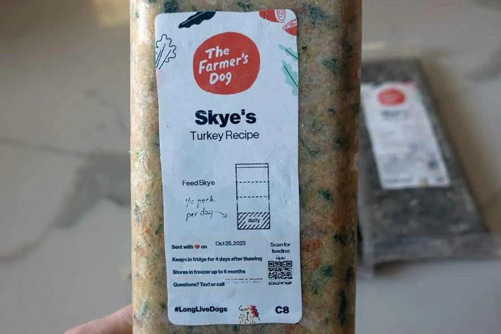 The Farmer's Dog offers customized meal plans for your dog.