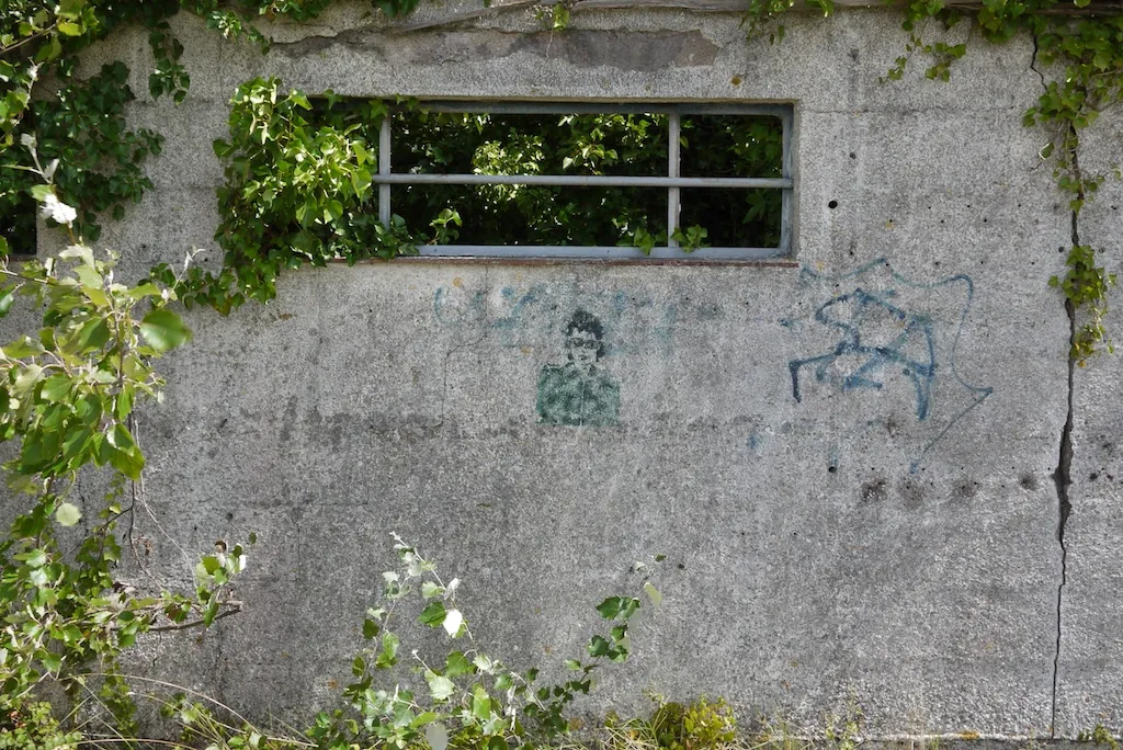 The iconic 1966 Bob Dylan photo stylised into graffiti
