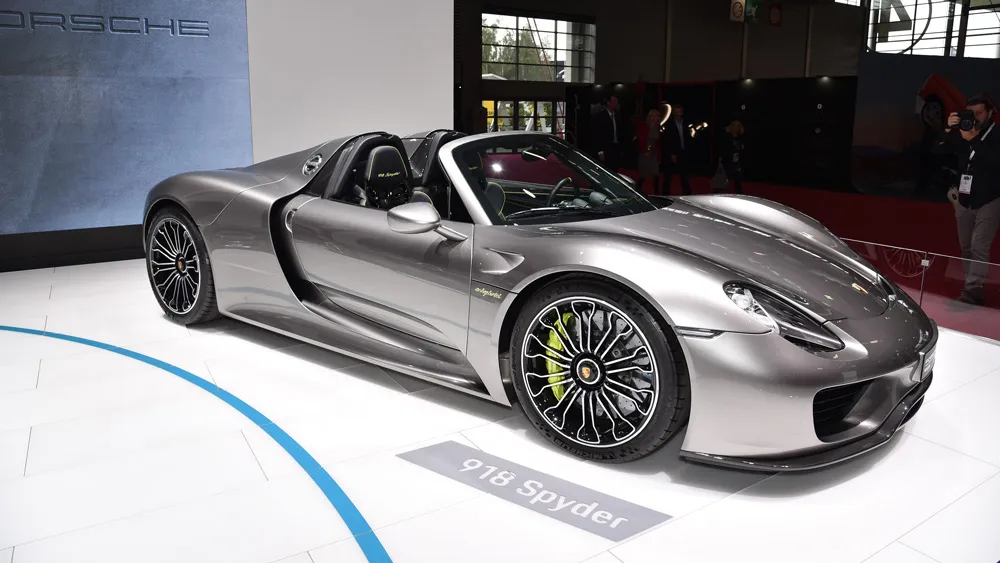 The Porsche 918 Spyder.