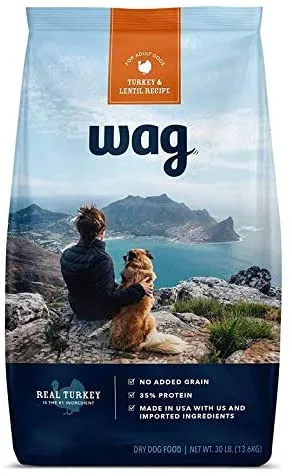 Wag Turkey and Lentil Dry Dog Food
