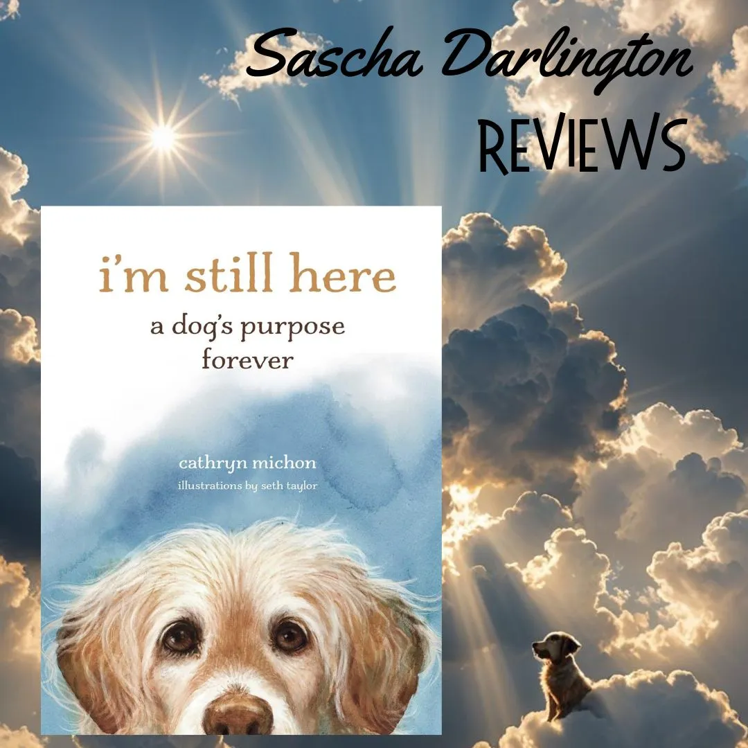Watercolor image from "I'm Still Here: A Dog's Purpose Forever," depicting a dog in a serene setting.