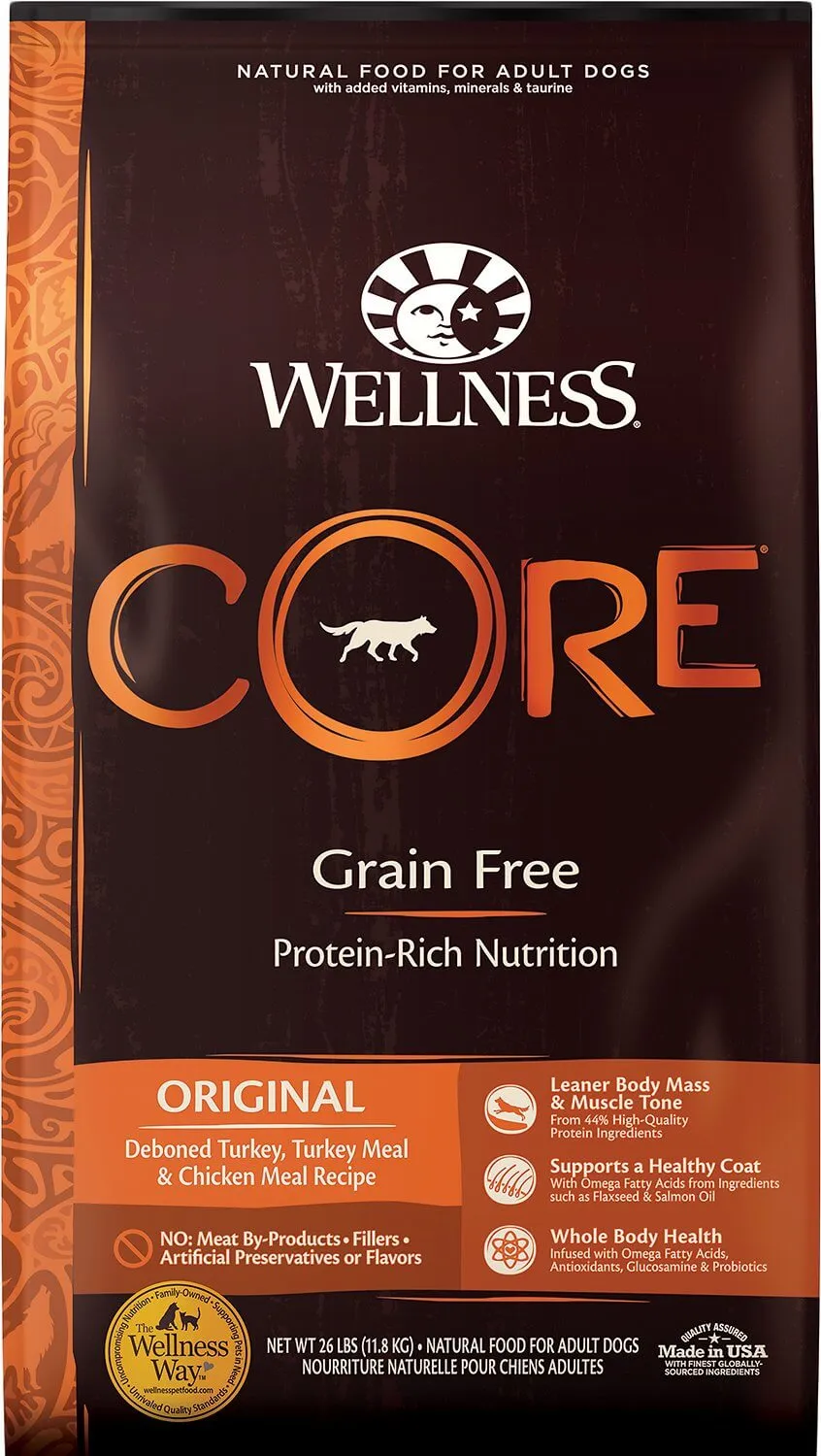 Wellness CORE Grain-Free Adult Ocean Whitefish, Herring Meal & Salmon Meal Recipe