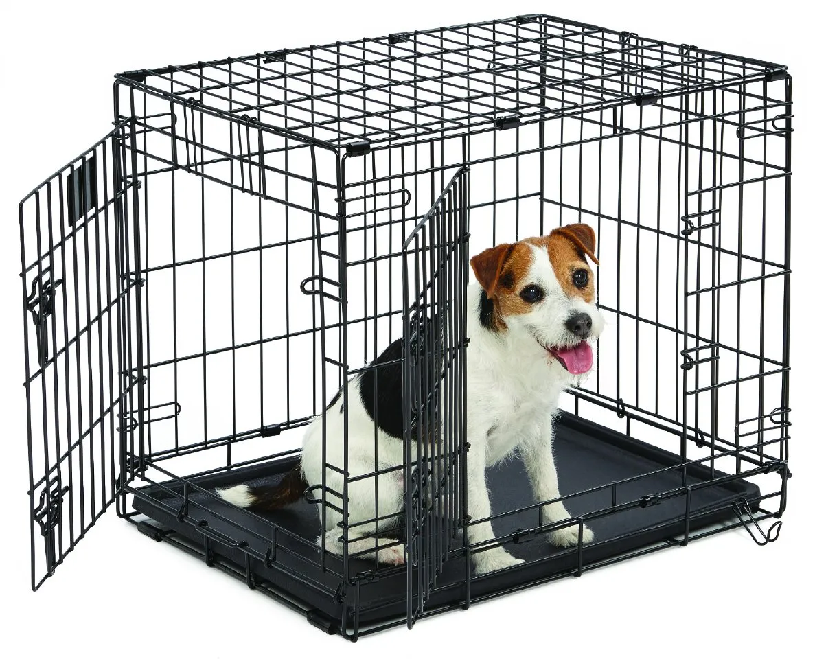 Wire dog crate