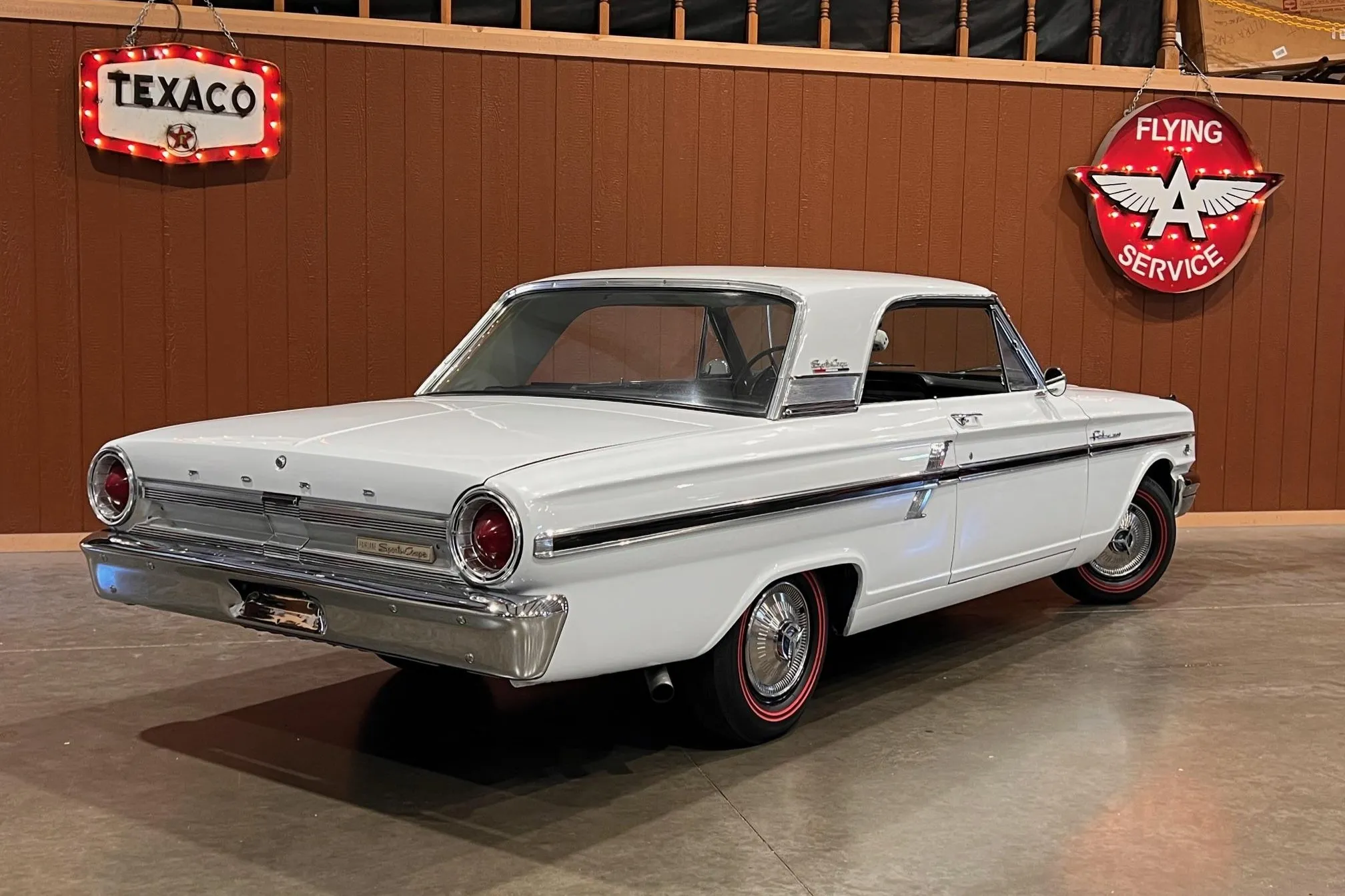 1964 Ford Fairlane 500 Sports Coupe in Wimbledon White