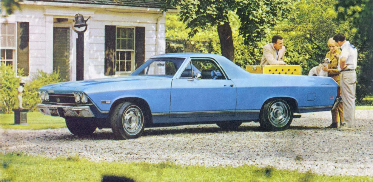 1968 Chevrolet El Camino SS 396 showcasing its iconic fastback design