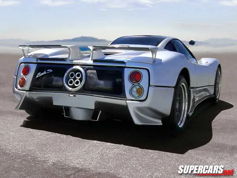 1999 Pagani Zonda C12-S side profile highlighting sleek supercar lines
