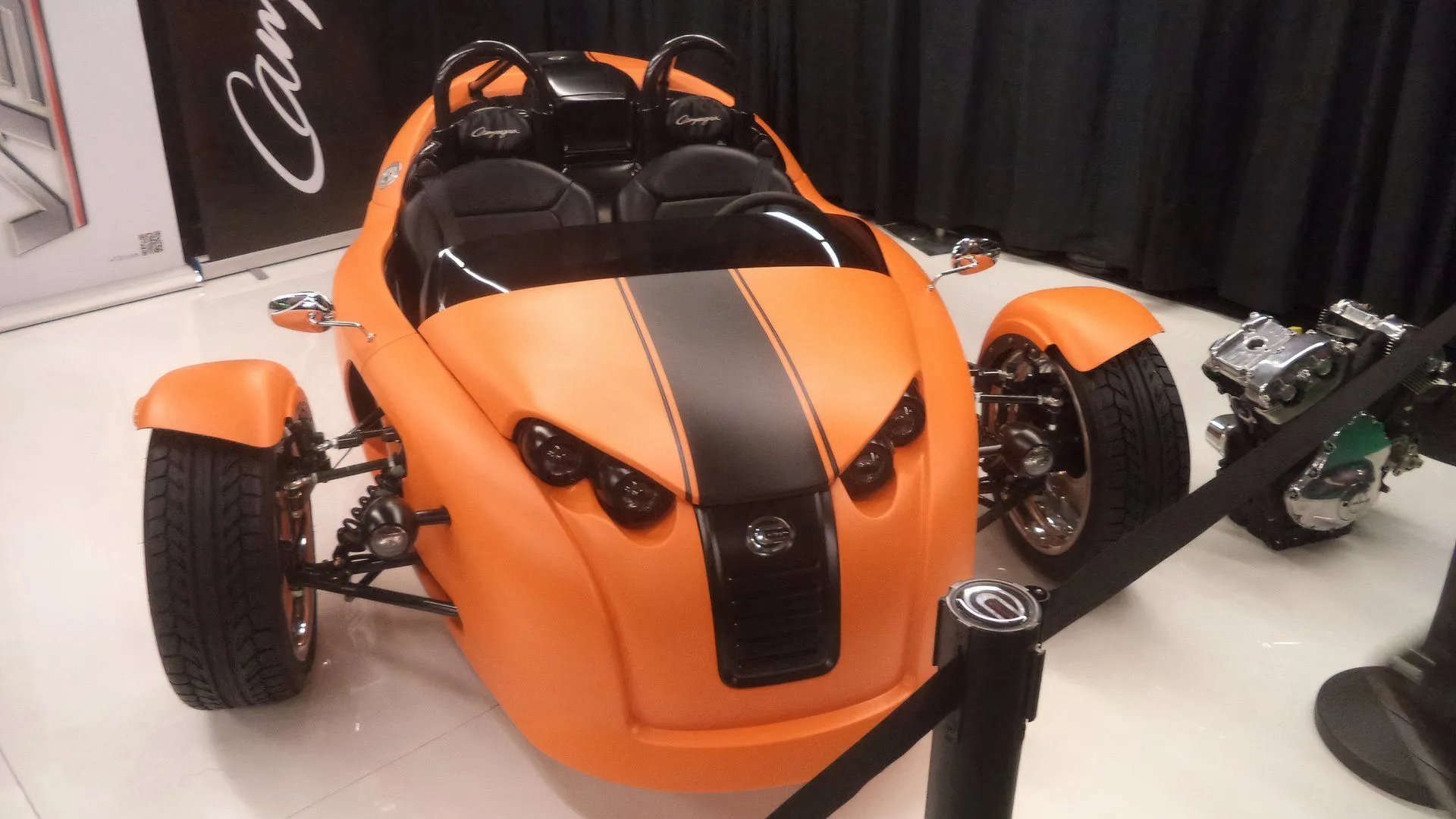2008+ Campagna V13R Orange Front View