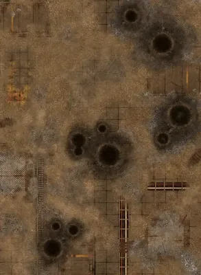 44"x60" G-Mat Fallout Zone post-apocalyptic wasteland mat