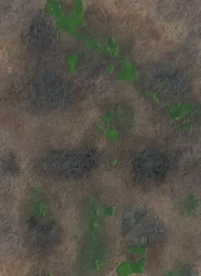 44"x60" G-Mat Toxic Badlands hazardous wasteland terrain