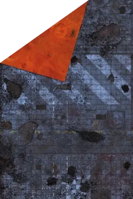 6'x4' Double G-Mat Cyberpunk and Mars futuristic battle mat