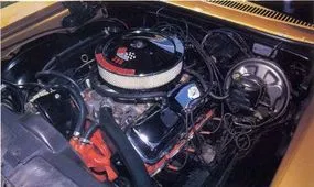A 1969 Chevrolet Nova SS 396 with a powerful engine and distinctive SS badging.