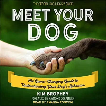A book cover titled 'Meet Your Dog' with a dog's face subtly integrated into the design.
