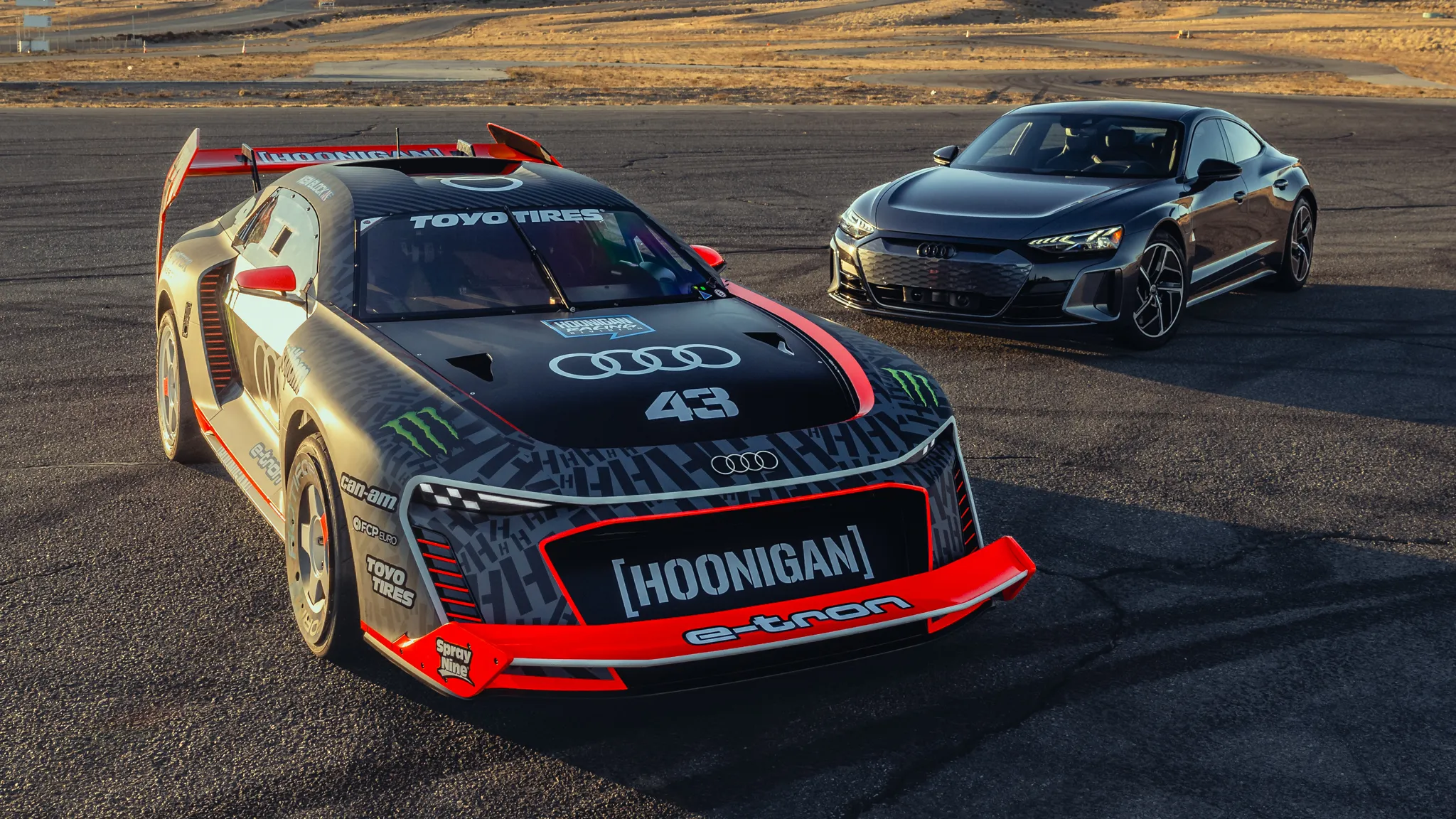 A close up of the Hoonitron's front end