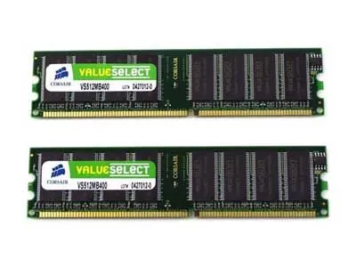 A close-up view of a Dual In-line Memory Module (DIMM) used for computer RAM