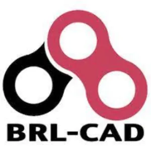 A complex 3D model created in BRL-CAD, showcasing detailed geometric shapes and advanced shading capabilities typically used in engineering