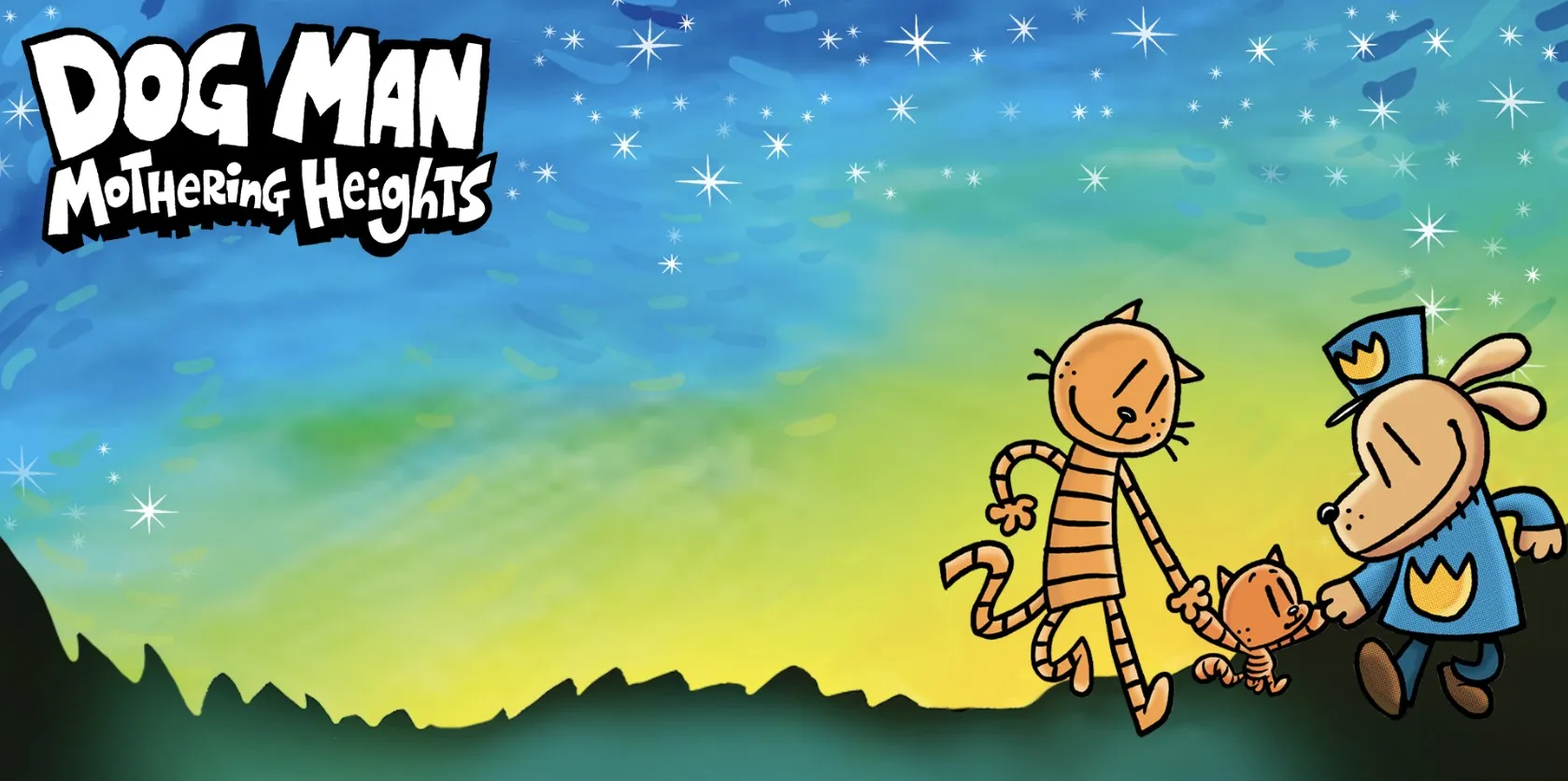 A detailed illustration of a dog and a cat character in a dynamic pose, suggesting action and adventure.