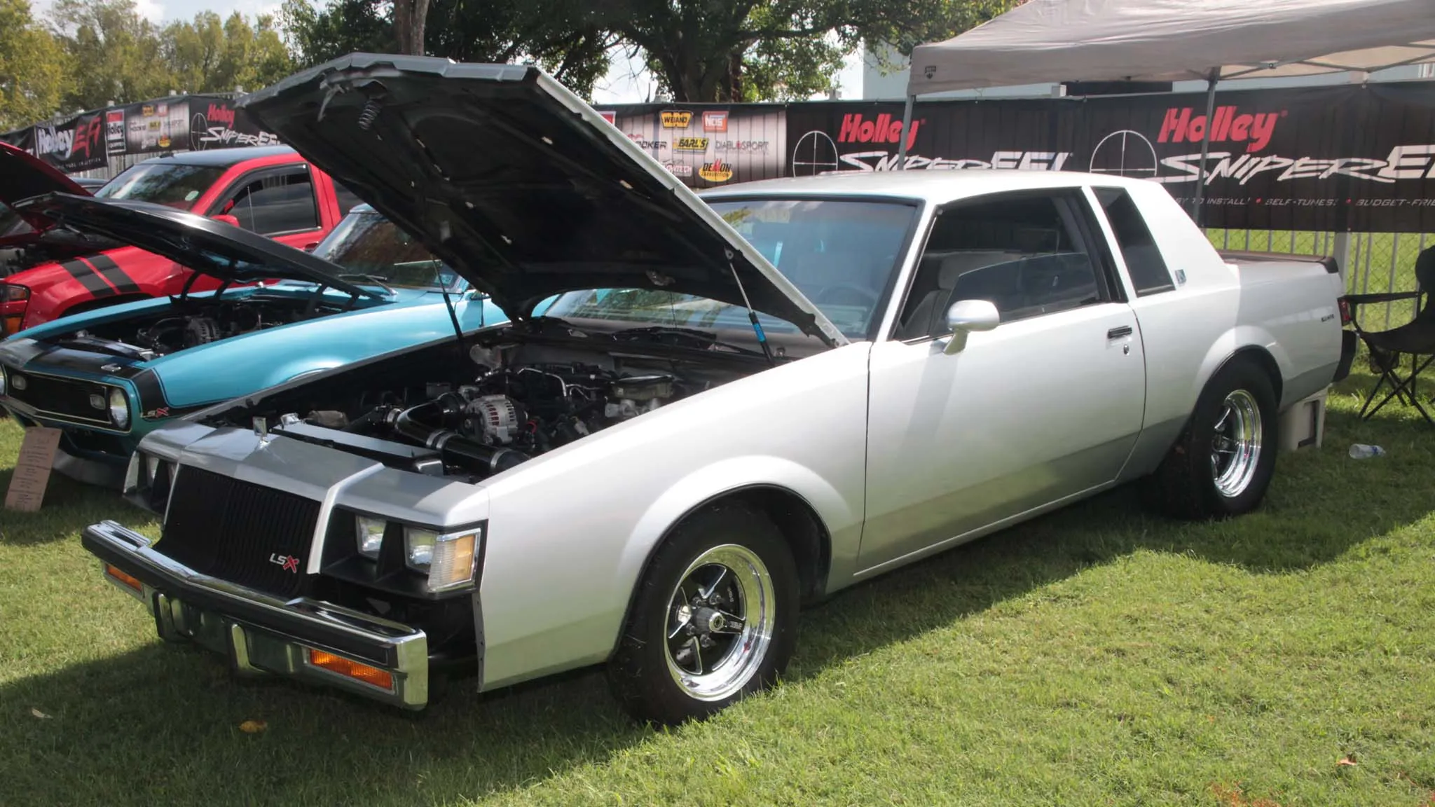 A gray 1987 Buick Regal Turbo T